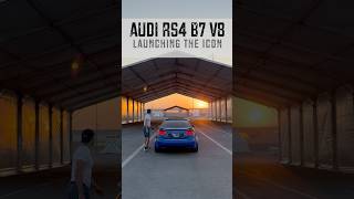 Launching an icon  Audi RS4 B7 V8 manual  audi rs4 vintage [upl. by Suez]