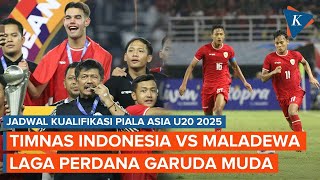 Jadwal Timnas U20 Indonesia Vs Maladewa di Kualifikasi Piala Asia U20 Malam Ini [upl. by Angelika]