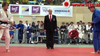 2012 Judo OEM U23 66kg HOFER Michael UJZ  ZELTNER Michael Wimpassing [upl. by Nedle]