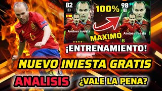 INIESTA TOTALMENTE GRATIS🚨😱 ENTRENAMIENTO Y ANALISIS 🤓✅  EFOOTBALL 2025 efootball [upl. by Essilem]