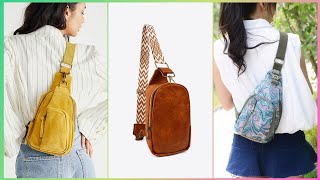 MOST IMPRESSIVE SLING BAGS IDEAS FOR BIGINNERS  BOLSAS DE BANDOLERA [upl. by Mcbride]