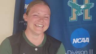 Husson regional championship postgame Rick Roberts Kenzie Dore Bulla McCabe Ana Lang [upl. by Nivalc]