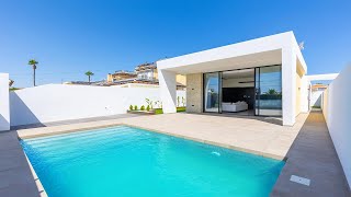 TORREVIEJA 3 Bedrooms NEW Modern Detached Villa with Pool Parking amp Solarium ©WhiteVillasInSpain [upl. by Juback]