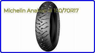 REVIEW 2024 Michelin Anakee III 15070R17 ESSENTIAL details [upl. by Ihcekn]