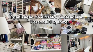 ORGANIZAÇÃO TOTAL DO CLOSET com a personal Organizer CHEGA DE BAGUNÇA ✨ [upl. by Creamer]