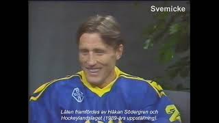 TVnostalgi Utdrag från ishockeyVM 1989 TV3 [upl. by Ylrebmyk]