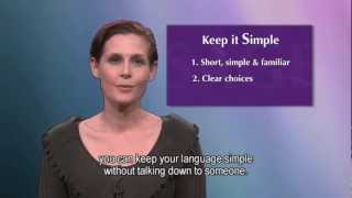 MESSAGE Communication in Dementia Strategies for Care Staff  With Subtitles [upl. by Marne868]