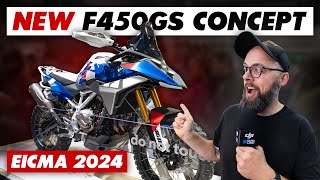 New 2025 BMW F450GS Concept Preview Everything You Need To Know  EICMA 2024 [upl. by Nairehs113]