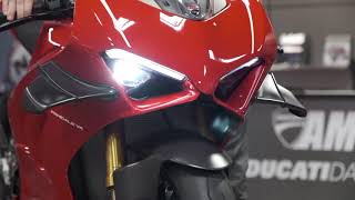 Ducati Panigale V4R Walkaround amp Startup At AMS Ducati Dallas [upl. by Adeline]