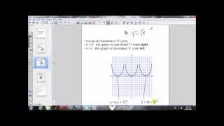 43 Day 2  Describing transformations of parabolas in vertex form part 1wmv [upl. by Isobel819]