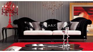 Black Sofa With Adorable Cushions For Your Home [upl. by Naols386]