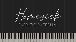 Homesick  Fabrizio Paterlini Piano Tutorial [upl. by Bbor]