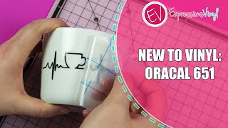 New to Vinyl  How to use Oracal 651 Permanent Adhesive Vinyl [upl. by Neelhtac614]