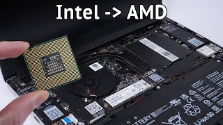 This Laptop Lets You Switch Between Intel amp AMD CPUs [upl. by Nylatsyrk]