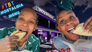 TACO BELL’S NEW NOSTALGIC MENU ITEMS  WE TRIED THEM ALL [upl. by Saum]