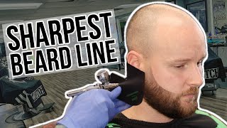 BEARD TRIM HOW TO  Faded Beard with Enhancements [upl. by Aitnom941]