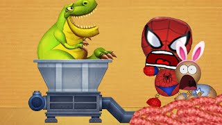 The Shredding Machine VS Spider Buddy  Kick The Buddy [upl. by Olmstead140]