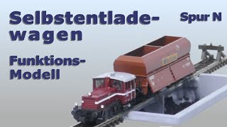 Selbstentladewagen motorisiertes Funktionsmodell Spur N [upl. by Zins447]