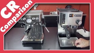 Breville Infuser vs Rancilio Silvia  CR Comparison [upl. by Aria]