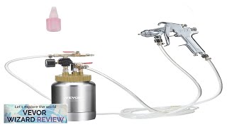 VEVOR 2L05gal Spray Paint Pressure Pot Tank Lightweight Air Paint Pressure Pot Review [upl. by Lambert]