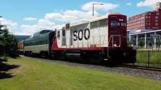 Soo Line EMD GP30 Number 700 on the North Shore Senic Railroad [upl. by Singband]