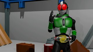 Kamen Rider Agito henshin and finisher fan animation [upl. by Diet]