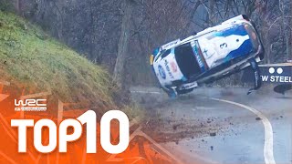 Top 10 Dramatic WRC Rallye MonteCarlo Moments [upl. by Dola107]