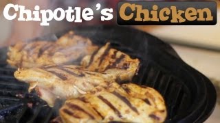 Chipotles Marinated Chicken  Spicy  Clone Recipe [upl. by Kalinda]