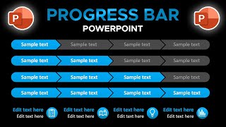 How to Make a Progress Bar in PowerPoint [upl. by Hayouqes692]