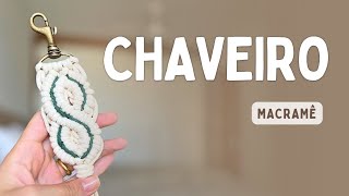 CHAVEIRO MUITO FÁCIL DE MACRAME [upl. by Ellekcim]