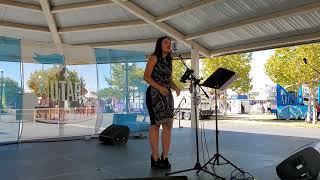 Sabrina Diggs singing Where The Boys Are at the Utah State Fair 2023 [upl. by Oletta]