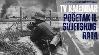 TV kalendar Početak 2 svjetskog rata [upl. by Nellac573]