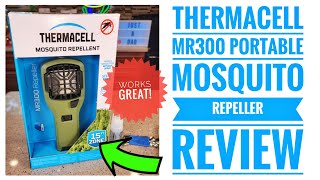 Thermacell MR300 Portable Mosquito Repeller Review amp How To Operate [upl. by Asiar]