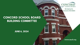 Concord School Board Building Committee 6624 [upl. by Luhem832]