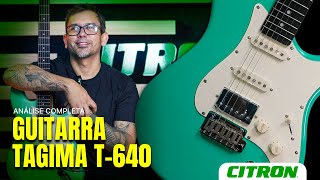 GUITARRA TAGIMA T640  ANÁLISE COMPLETA EVOLUÇÃO DA T635 [upl. by Jehu933]