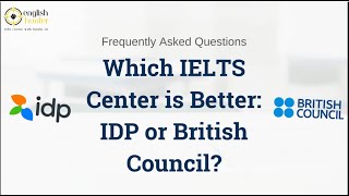 Which IELTS Center is Better IDP or British Council [upl. by Leonanie]