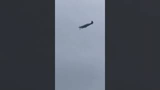 Spitfire Elizabeth fast pass over Headcorn [upl. by Otrepur]