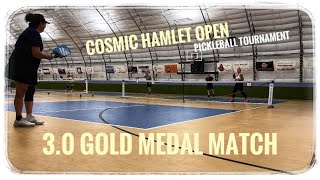 Pickleball Cosmic Hamlet Tournament  Gold medal 30 match  Homer Alaska [upl. by Oribelle]