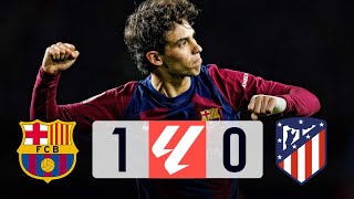 Barcelona vs Atletico Madrid 10 La Liga 202324  MATCH REVIEW [upl. by Coco]