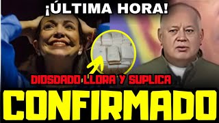 🔥 ¡Diosdado DERROTADO 😱 SUPLICA y LLORA mientras María Corina lo DETIENE en DIRECTO [upl. by Justis328]