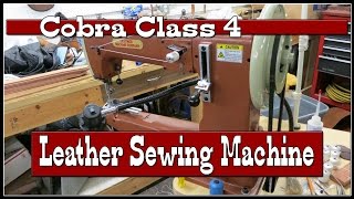 LEATHER SEWING MACHINE FOR LEATHERCRAFT AND SADDLE MAKING [upl. by Rosalyn112]