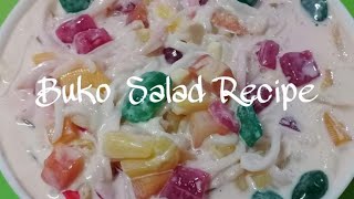 Creamy Buko Salad Recipe [upl. by Sherm]