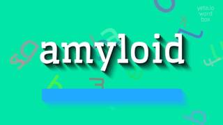 AMYLOID  HOW TO PRONOUNCE AMYLOID amyloid [upl. by Georglana511]