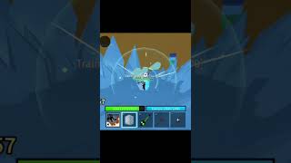 insane combo of ice draconic trident  dragon talon ciborgzim bloxfrutis [upl. by Llenrrad]