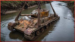 Experts Rescue WW2 Tank From a River  Will a WW2 Tank Run by Vasyl54 [upl. by Eslehc]