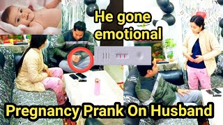 Pragnancy Prank On Husband  He gone emotional 😭 Prank on husband  punitarecipeandwife [upl. by Einnep]