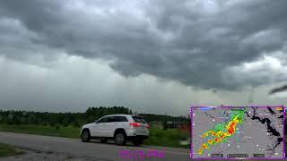 818 Live Storm Chasing SE VA Severe Thunderstorm Watch and Warnings [upl. by Karyn]