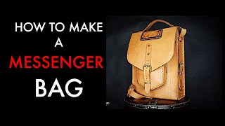 How to Make a Messenger Bag  Tutorial and Pattern Download [upl. by Uttica]