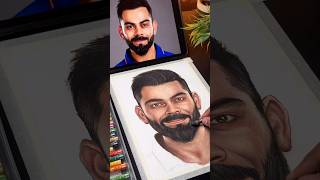 Virat Kohli Drawing 😍 Day 2 In Progress shorts art drawing viratkohli [upl. by Eedebez]