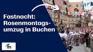 RosenmontagsUmzug in Buchen  by Fränkische Nachrichten [upl. by Nihi]